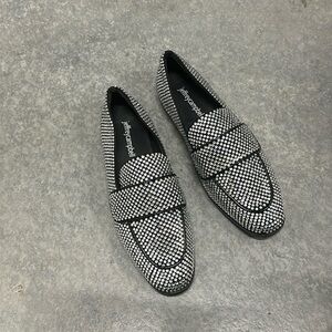 Never worn Jeffrey Campbell Vlelvit Crystal Embellished Loafer size 6